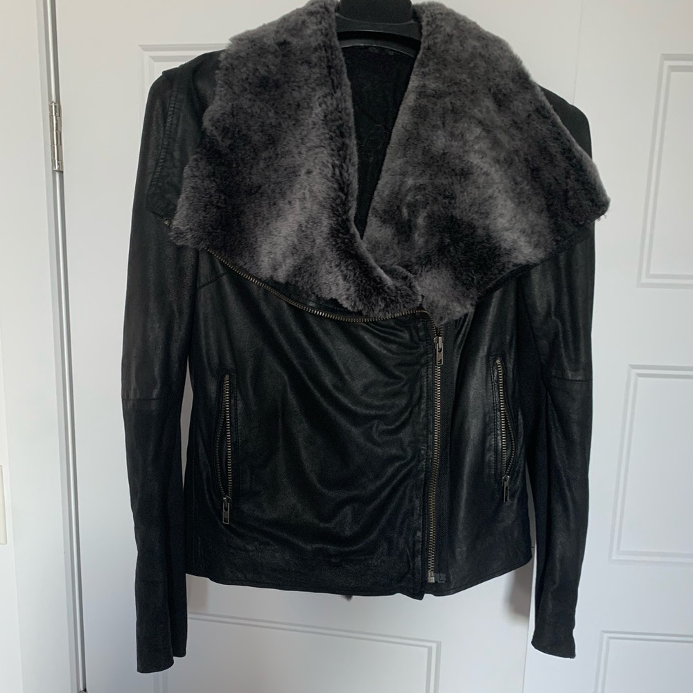 Muuba 3-in-1 100% REAL Leather and Sheepskin Jacket/Vest